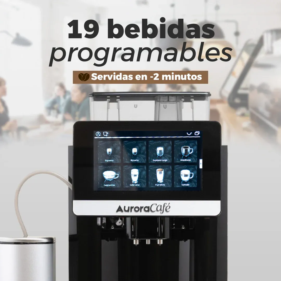Pantalla táctil de Aurora Business